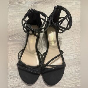 Dream Pairs Black Strappy Heels